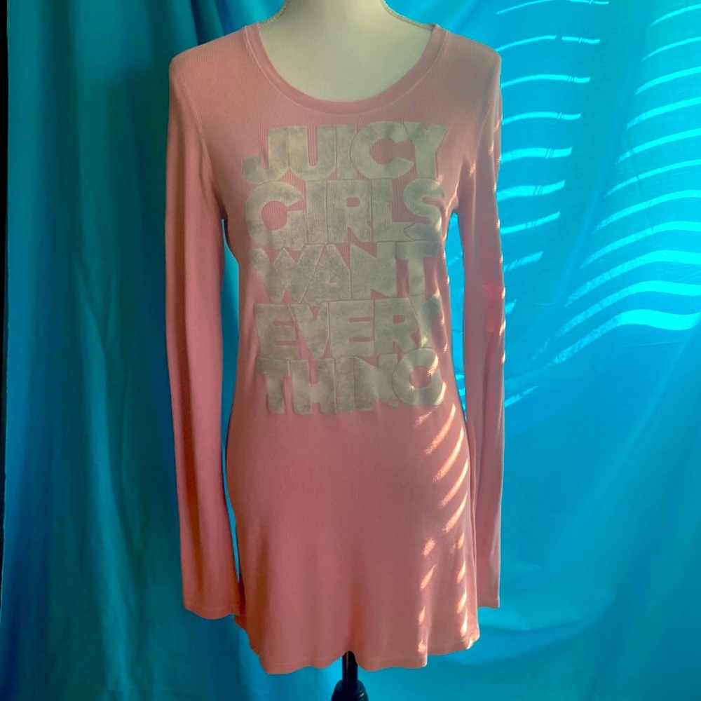 Buy2items get1 free.3/$15 items for $30! Juicy pink nightshirt/ dress